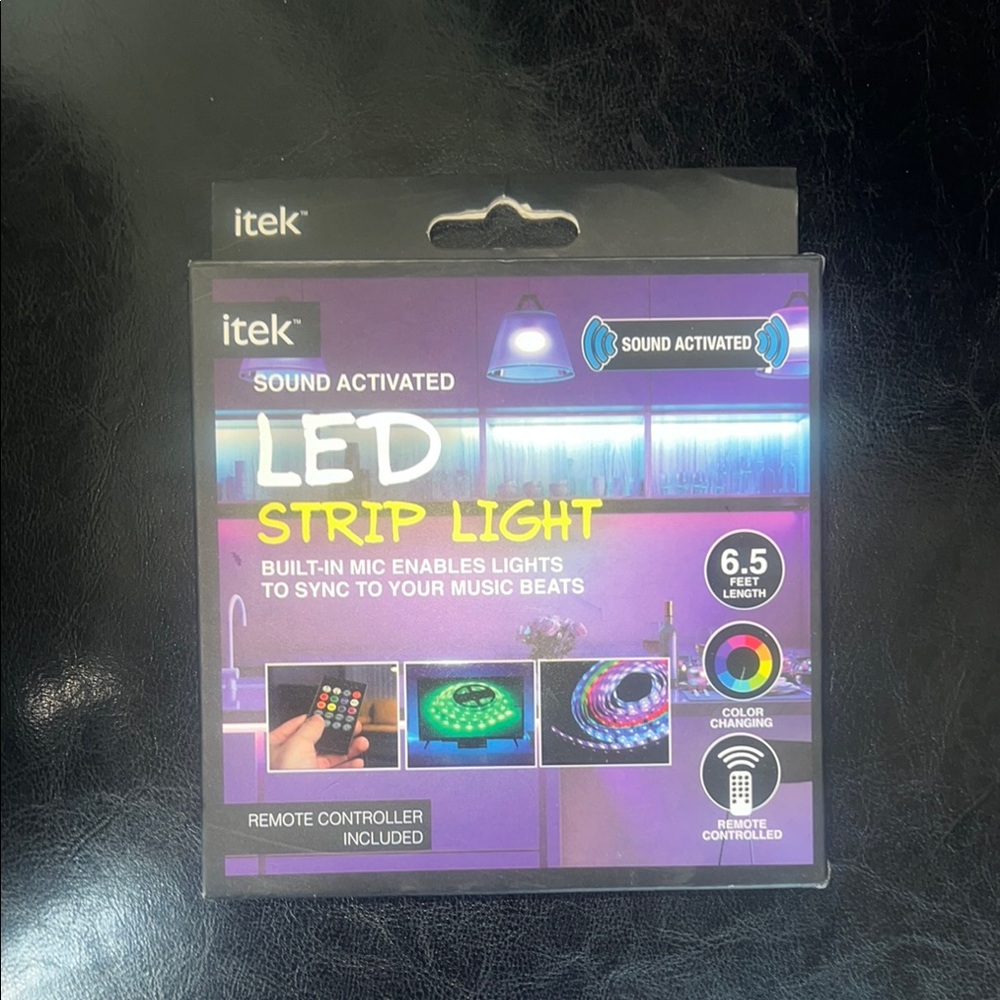 ITEK LED Sound Activated LED Strip Light